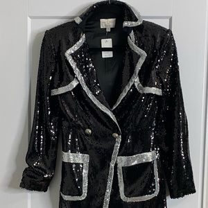 Sequin Blazer Dress